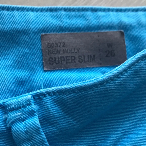 🌊 LTB crop turquoise jeans EUC 🌊 - Picture 2 of 4